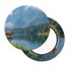 thumbnail image 2 of Balery Majestic Deer Mountain Lake Fundas de asiento para taburete de bar redondo de tela de terciopelo ajustables que protegen de arañazos y manchas para sillas de 14 a 17 pulgadas.-13 inch, 2 of 7