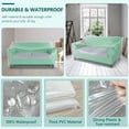 thumbnail image 3 of Limerenc Clear Thicker Couch Cover, Plastic Clear Waterproof Couch Cover, Heavy-Duty Vinyl Sofa Furniture Protection, Against Cat Dog Clawing, 2 Pack, 3 of 6