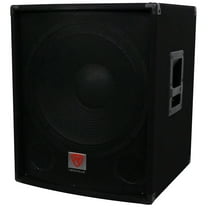 Rockville SBG1184 18" 1000 Watt Passive 4-Ohm Pro DJ Subwoofer, MDF/Pole Mount