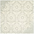 thumbnail image 2 of SAFAVIEH Bella Zlata Geometric Wool Area Rug, Light Grey/Ivory, 5' x 5' Square, 2 of 5