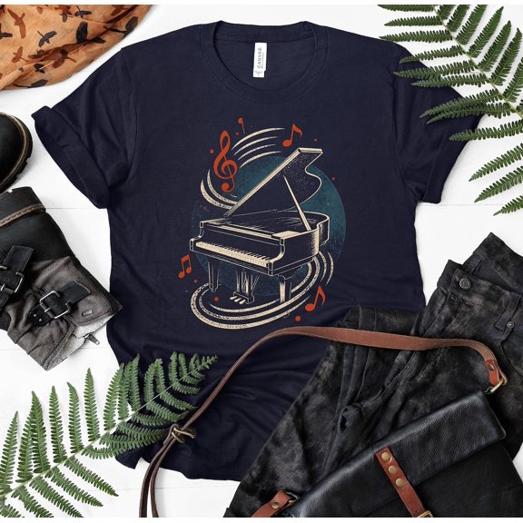 Teacher Student Music Graphic T-Shirt Size S-5XL