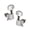 Silver, variant on LAZIOEGR 6pcs Sealed Guitar String Tuning Pegs 3L3R Machine Heads String Tuners for Electric Acoustic Guitars, Heavy Duty Replacement Parts, 5.12 inches / 13 cm, Black