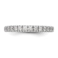 thumbnail image 4 of 14K White Gold Ring Band Wedding Diamond, Lab Grown Round, Size 7, 4 of 7