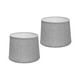 thumbnail image 2 of Pantalla de Lámpara de Mesa Yuyangstore 2 Piezas Gris, 2 of 8