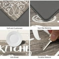 thumbnail image 4 of Anti Fatigue Kitchen Rug Set of 2 Non Slip Cushioned Kitchen Mats for Floor Waterproof Comfort Kitchen Rugs and Mats Farmhouse Chef Mats Floor Carpet for Sink,Laundry Room,Colorful, 4 of 6