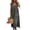 A-Dark Gray292, variant on Womens Boho Dresses Solid Color V-Neck Sleeveless Loose Flowy Maxi Beach Casual Dress