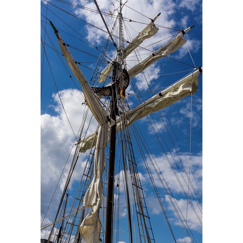 Mast Sail Boat Mast Sailing Vessel Ship Masts20 Inch By 30 Inch