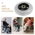 thumbnail image 3 of SEWACC Roue de Fauteuil Roulant Fonctionnement Fluide et Silencieux Gris 1 Paire, 3 of 8