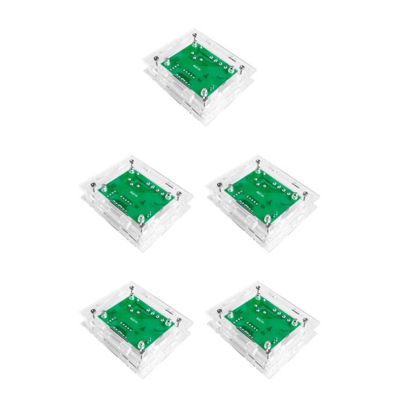 Wisewang Temp Controller Module DC 12V Peripheral Module Mini LCD Board Temperature Controllers Sensors Heat Cold Thermostat Thermostat Shell 5Set