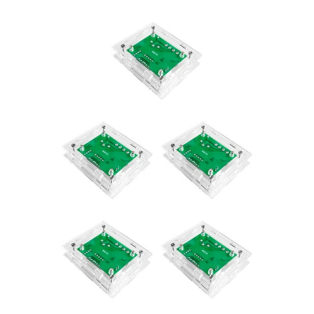 Wisewang Temp Controller Module DC 12V Peripheral Module Mini LCD Board Temperature Controllers Sensors Heat Cold Thermostat Thermostat Shell 5Set