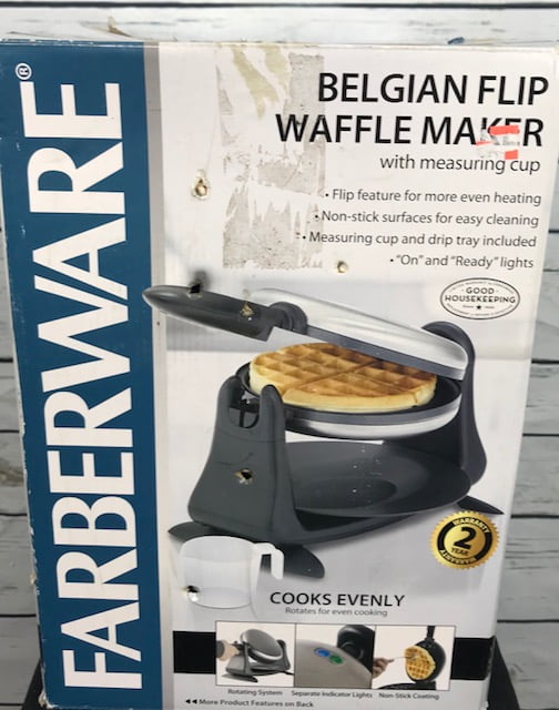 farberware waffle maker flip