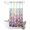 Gray Blue Khaki Peach Pink, variant on No Hook Shower Curtain, Blue Spring Floral Shower Curtains for Bathroom with See Through Top Window, Summer Daisy Botanical Oil Painting Waterproof & Washable Bath Curtain Stand Up Stall 36"x72"