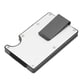 thumbnail image 3 of Portatarjetas Fibra Carbono Cartera RFID Delgada Aluminio Clips para Tarjetas Monedero, 3 of 9