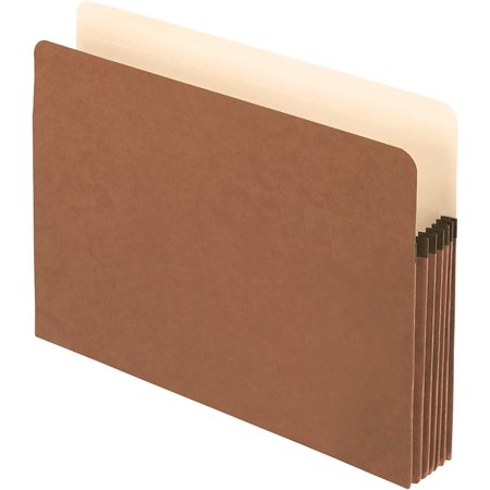 2pcs (R) 100% Recycled Expanding File Pocket, 5 1/4in. Expansion, Letter Size