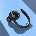 thumbnail image 1 of T10 Auricular Gancho para oreja Auriculares a prueba de sudor Estéreo de un oído Auriculares intrauditivos para gimnasio Juegos , negro, 1 of 8