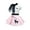 Light Pink Polka Dot, variant on Hip Hop 50’s Shop Baby/Infant Girls 3 Piece Poodle Skirt Costume Set (6 Month Light Pink)