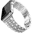 thumbnail image 3 of BAMAIA Compatible With Apple Watch Strap, Strong Stainless Steel Metal Replacement Strap Bracelet, Suitable For Apple Watch3 (Ls 38mm Silver), 3 of 4
