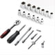 thumbnail image 3 of 46 Piece/Set of Car Repair Tool Kit Socket Set Car Repair Tool red, 3 of 5