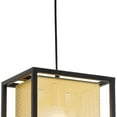 thumbnail image 4 of Gold and Black Geometric Metal Ceiling Light, 4 of 6