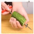 thumbnail image 3 of Herramienta de tallado multifuncional: el diseño ergonómico garantiza comodidad y control, sin desperdicios en la preparación de vegetales con nuestro cuchillo espiral de acero inoxidable, perfecto, 3 of 5