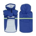 thumbnail image 1 of Impermeables para perros grandes con capucha y tira reflectante, chaqueta impermeable tipo poncho., 1 of 6