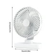 thumbnail image 3 of Portable Fans Under $50, Hwkond Beat The Heat In Style With Our 4-Speed Adjustable Quiet Desktop Fan - The Trendiest USB Fan for Office Dorm And Study Spaces, 3 of 3