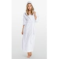 thumbnail image 4 of Plush Soft Warm, Robe for Women Fleece Bathrobe for Women, Comfy Women's Robe Long - Hooded - Adult Sleepwear Loungewear - Black - X-Large, 4 of 6