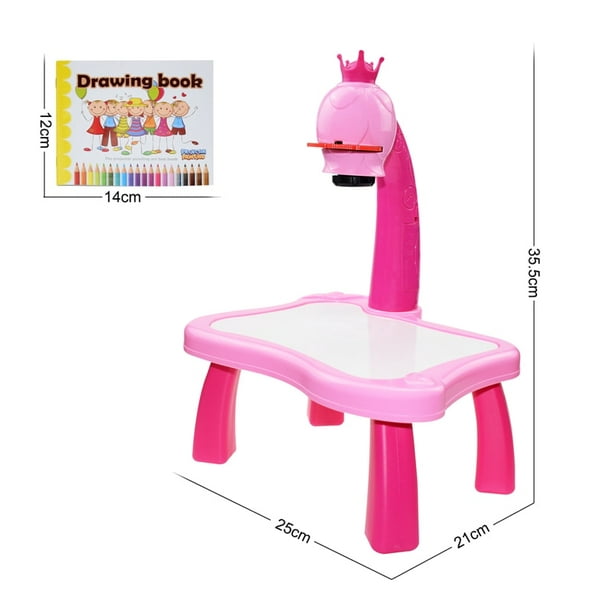 Tables à dessin lumineuses Projecteur de Dessin Bureau Enfant dessin Toy  Apprendre À Lire Et À Écrire Tableaux Peinture
