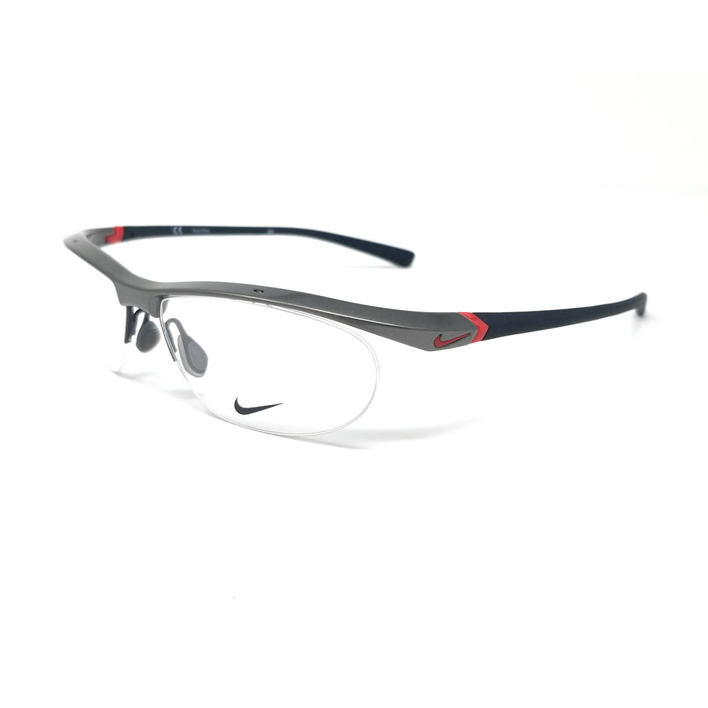 Nike Eyeglasses 70702 035 Stealth Rectangle Mens 57x15x135 