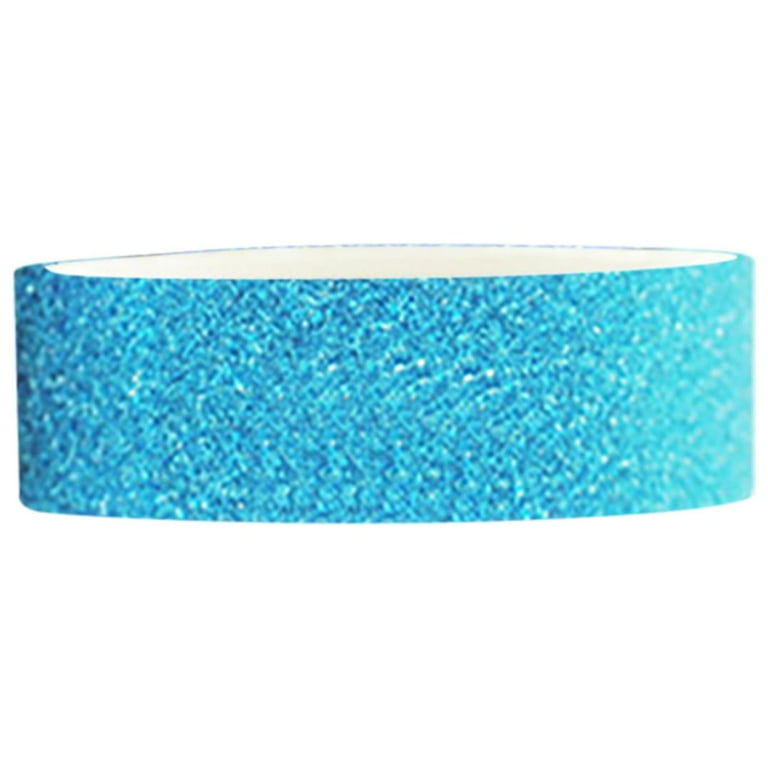 Frcolor 12 Rolls Glitter Washi Paper Tape Practical DIY Washi Tape  Decorative Washi Tape