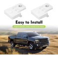 thumbnail image 4 of 2 Pcs Pinces de Canal pour Régulateur de Fenêtre et de Porte en Verre, Accessoires de Réparation de Pinces en Plastique, Pièce de Boucle de Modification, Compatible avec Chevy Colorado GMC Canyon Isuzu Trooper (Blanc) -, 4 of 6
