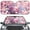 Axolotl Cherry Blossom, variant on Xoenoiee Boho Mandala Dragonfly Print Car Windshield Sun Shade Auto Front Window Covers Sun Visor Protector Foldable Blocks UV Rays Sunshade Shield for Car Accessories