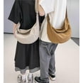 thumbnail image 5 of CoCoMangos Unisex Messenger Bag Women's Men's Crossbody Bag Korean Version Simple Solid Color Dumpling Bag Large Capacity Couple Bag, 5 of 5