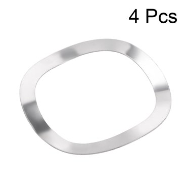 100Pcs Black Metal Wavy Wave Crinkle Spring Washers 8mm X 12mm X 0.2mm