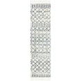 thumbnail image 2 of SAFAVIEH Berber Fringe Nathan Aztec Shag Runner Rug, Cream/Blue, 2'2" x 12', 2 of 10