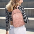 thumbnail image 4 of Defioc Rose Gold Glitter for Canvas Backpack,Travel Rucksack Unisex Knapsack Laptop Backpack for Work & College -Medium, 4 of 7