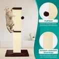 thumbnail image 5 of Cat Scratching Post 32 Inch for Indoor Large Cats and Kitten, Nature Sisal Tall Cat Scratch Post, Sisal Cat Scratcher Improve Cat's Scratching Habits and Protect Your Furniture, Beige, 5 of 14