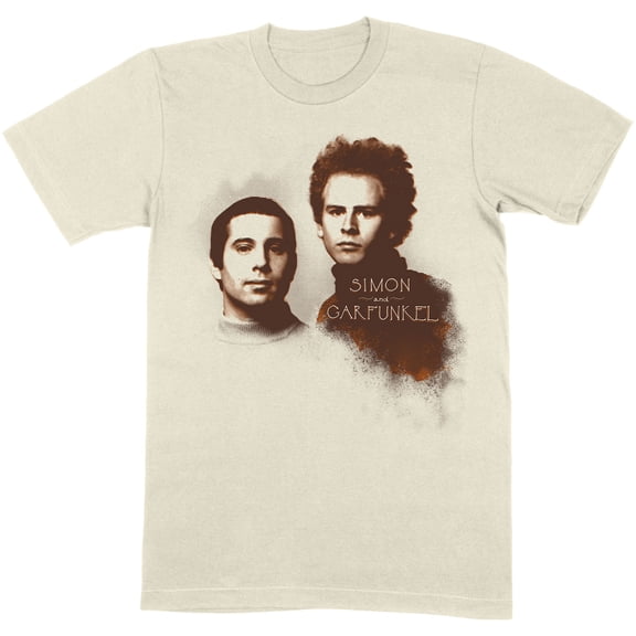 Men's Simon & Garfunkel Faces T-shirt Small Natural