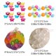 thumbnail image 2 of 20Pcs Cute Star Sqaure Fruit Shape Reusable Plastic Ice Cubes for Drinks Whiskey Multicolor Refreezable Fadeless Cooling Artificial Ice Ball Maker, 2 of 4