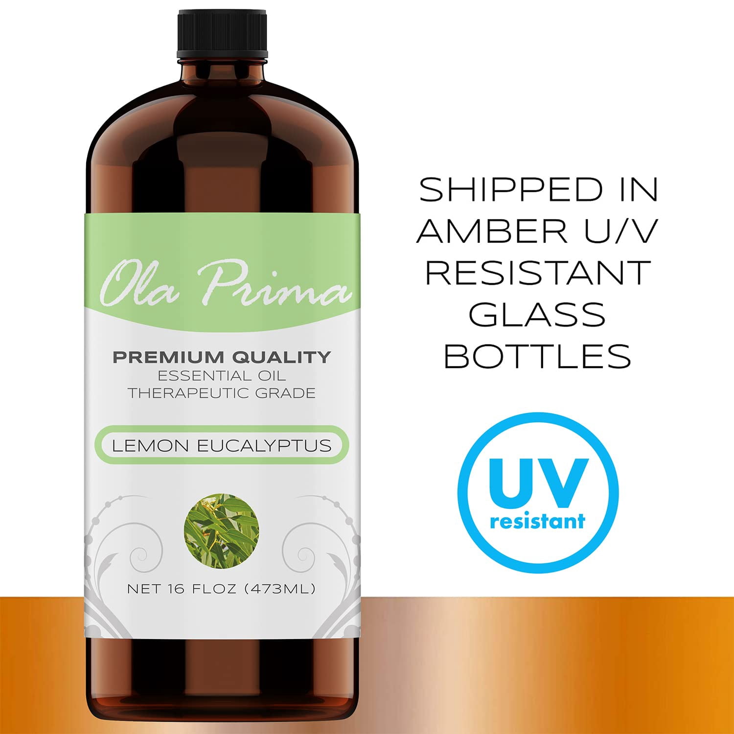 Ola Prima Lemon Eucalyptus Essential Oil, 16 fl oz