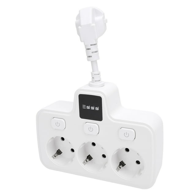 TOMA ELECTRICA DE 3, PC DE RETARDANTE DE LLAMA DE ADAPTADOR MÚLTIPLE PARA ELECTRODOMÍSTICOS PARA EL HOGAR