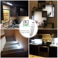 thumbnail image 3 of PYAN-Under Cabinet Lights Wireless Battery Operated Lights with Remote Control LED Closet Lights Counter Wall Lights Without Wiring with Remote for Kitchen Shelf Hallway, Multiple Colors 2 Pack, 3 of 4