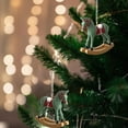 thumbnail image 5 of PRETXORVE Christmas Decor, Christmas Tree Decorations, Rocking Horse Small Decoration Christmas Decoration Hanging Christmas Decoration, 5 of 6