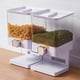 thumbnail image 4 of Dispensador de alimentos dual - Dispensador de alimentos secos Perfecto un dispensador de dulces, nueces, granola, cereales, almacena alimentos y perfecl dispensador de granos, 4 of 8