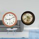 thumbnail image 2 of Reloj de pared,Reloj de pared con pájaro cantor Relojes de pared con pájaros,Marco de fotos redondo,Marco de fotos de resina de diseño retro europeo redondo,Marco de fotos vintage adornado, 2 of 8
