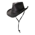 thumbnail image 2 of Dorfman-Pacific Weathered Outback Hat With Chin Cord, Brown, 2 of 2