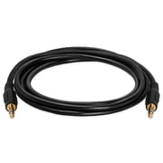 MIYAKO USA 3.5mm Stereo Cable Male to Male Audio Extension Gold Plated, 6ft Long for Smartphones, Speakers, Loudspeakers, Tablets and Computers (M-230GHQ)