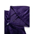 thumbnail image 7 of KingShop Velour Tracksuits for Women Long Sleeve Zipper Hoodie Jacket Long Pants 2 Piece Velvet Lounge Sets, 7 of 7