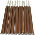 thumbnail image 1 of 7" Aluminum Gutter Spikes and 5" Ferrules - Brown, 10 Pack, 1 of 2