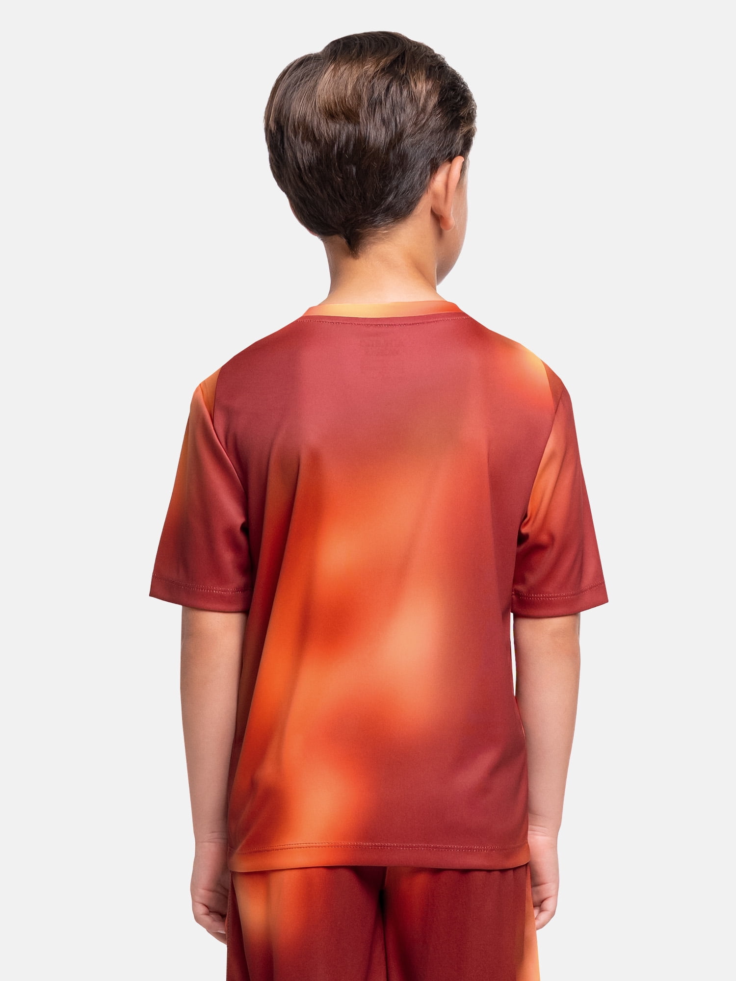 Athletic Works Boy's Short Sleeve Core Active T-Shirt 2-Pack, Sizes 4-18 & Husky